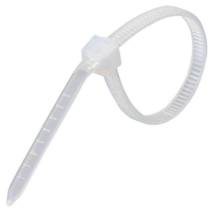Ohm Electric Lock Tie Indoor Use 100mm White 04-3145 (1000 pcs)