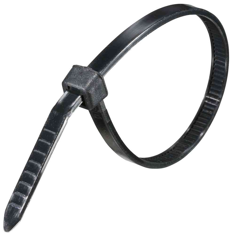 Ohm Electric Lock Tie Weather Resistant 150mm Black 04-3149 (30 pcs)