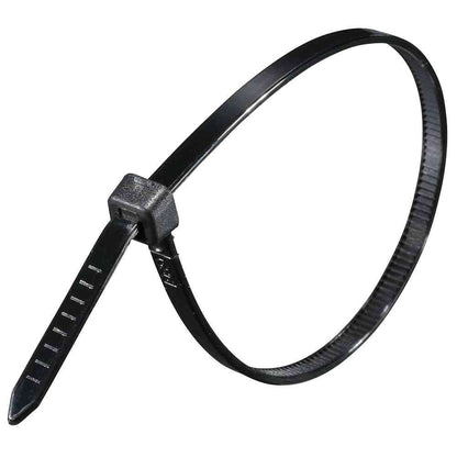 Ohm Electric Lock Tie Weather Resistant 200mm Black 04-3150 (20 pcs)
