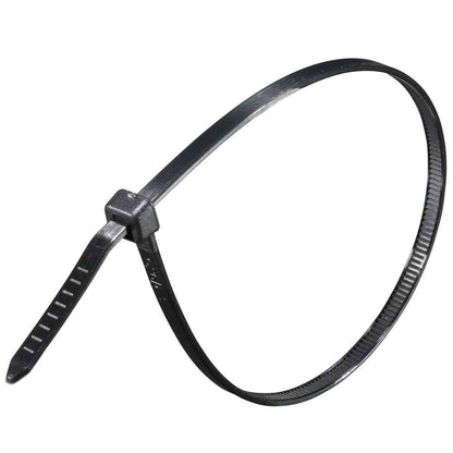 Ohm Electric Lock Tie Weather Resistant 250mm Black 04-3151 (15 pcs)