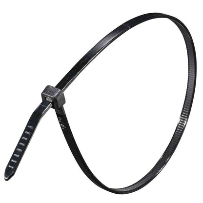 Ohm Electric Lock Tie Weather Resistant 300mm Black 04-3152 (10 pcs)