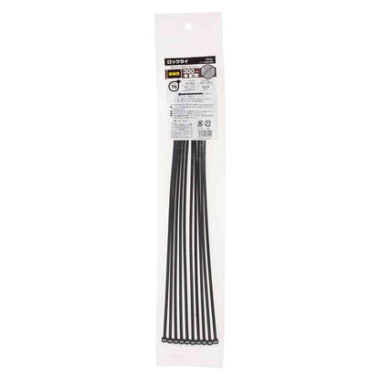 Ohm Electric Lock Tie Weather Resistant 300mm Black 04-3152 (10 pcs)