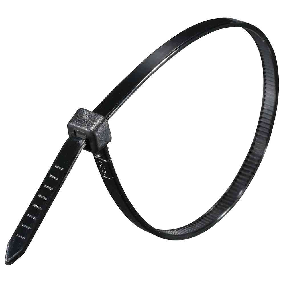 Ohm Electric Lock Tie Weather Resistant 200mm Black 04-3155 (300 pcs)