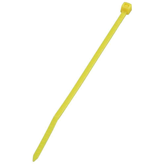 Ohm Electric Color Tie Indoor Use 100mm Yellow 04-3158 (50 pcs)