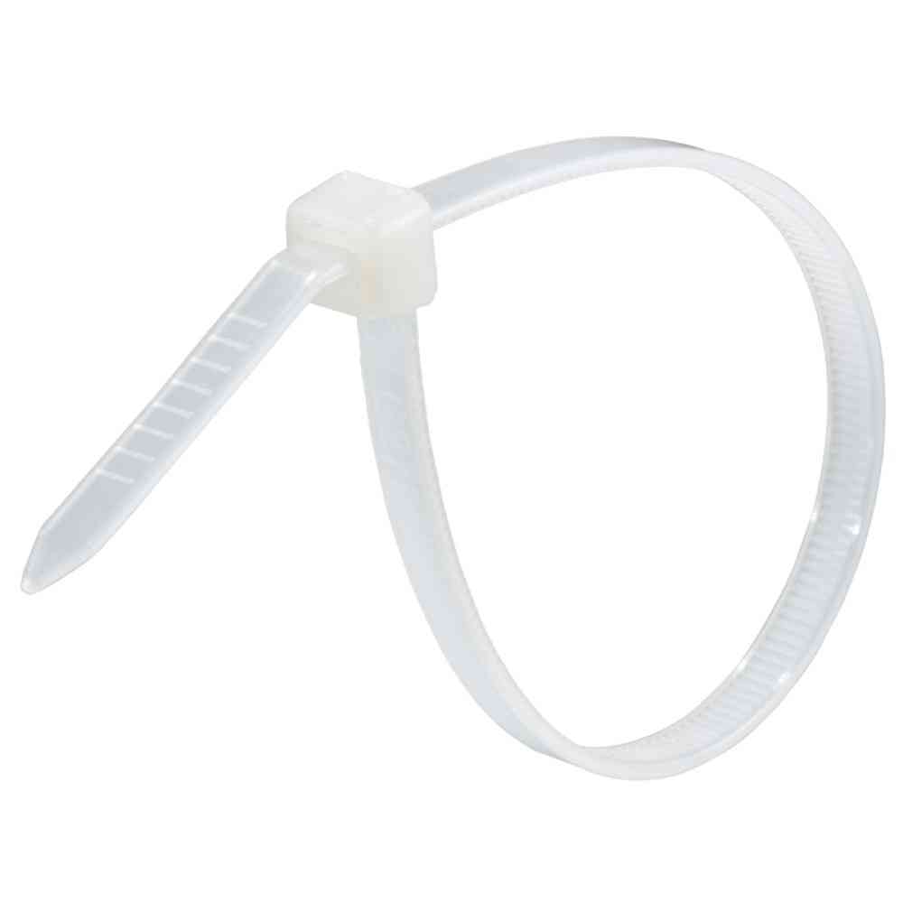 Ohm Electric Wide Tie Indoor Use 200mm White 04-3326 (50 pcs)