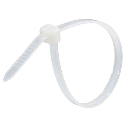Ohm Electric Wide Tie Indoor Use 200mm White 04-3326 (50 pcs)