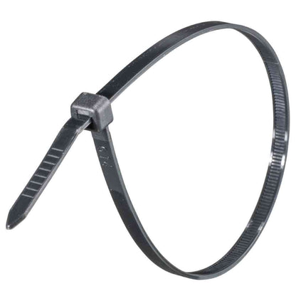 Ohm Electric Wide Tie Weather Resistant 300mm Black 04-3332 (Pack of 50)