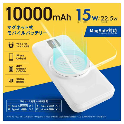 Ohm Electric Magnetic Mobile Battery 10000mAh