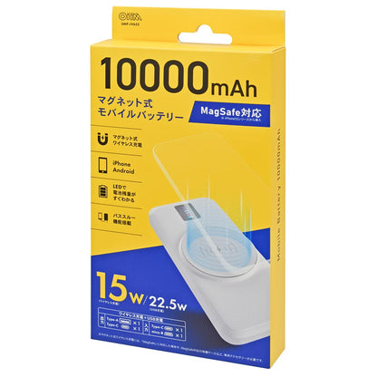 Ohm Electric Magnetic Mobile Battery 10000mAh