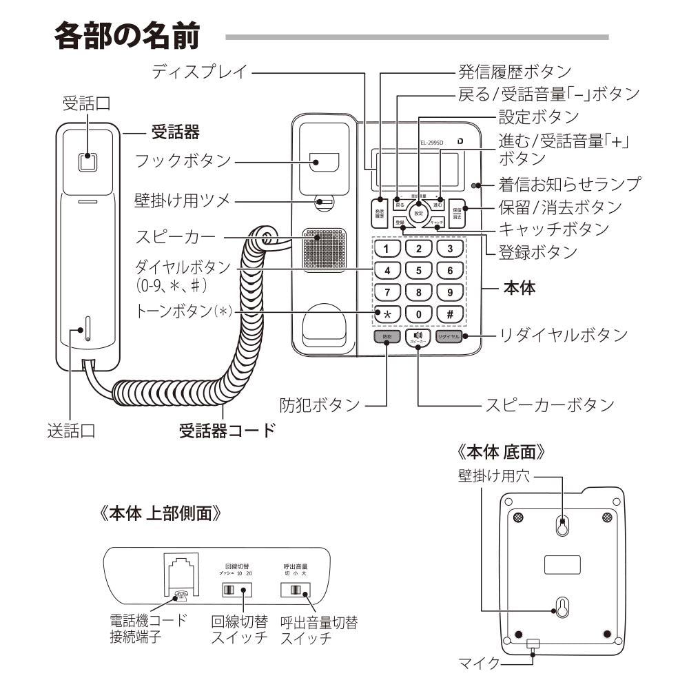 Ohm Electric Simple Phone with Call Blocking Feature