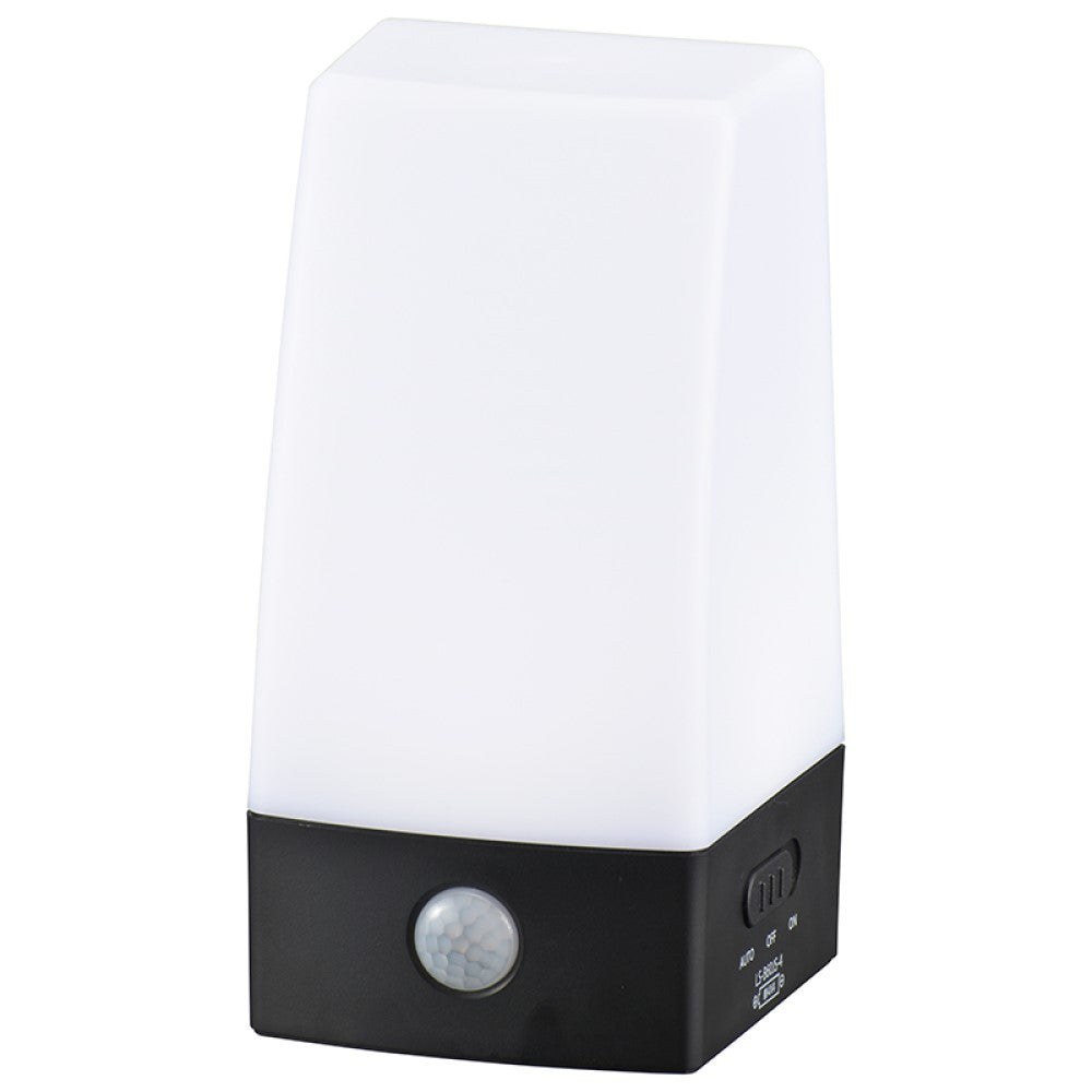 Ohm Electric LED Sensor Light Battery Operated Tabletop 60 Lumens Black