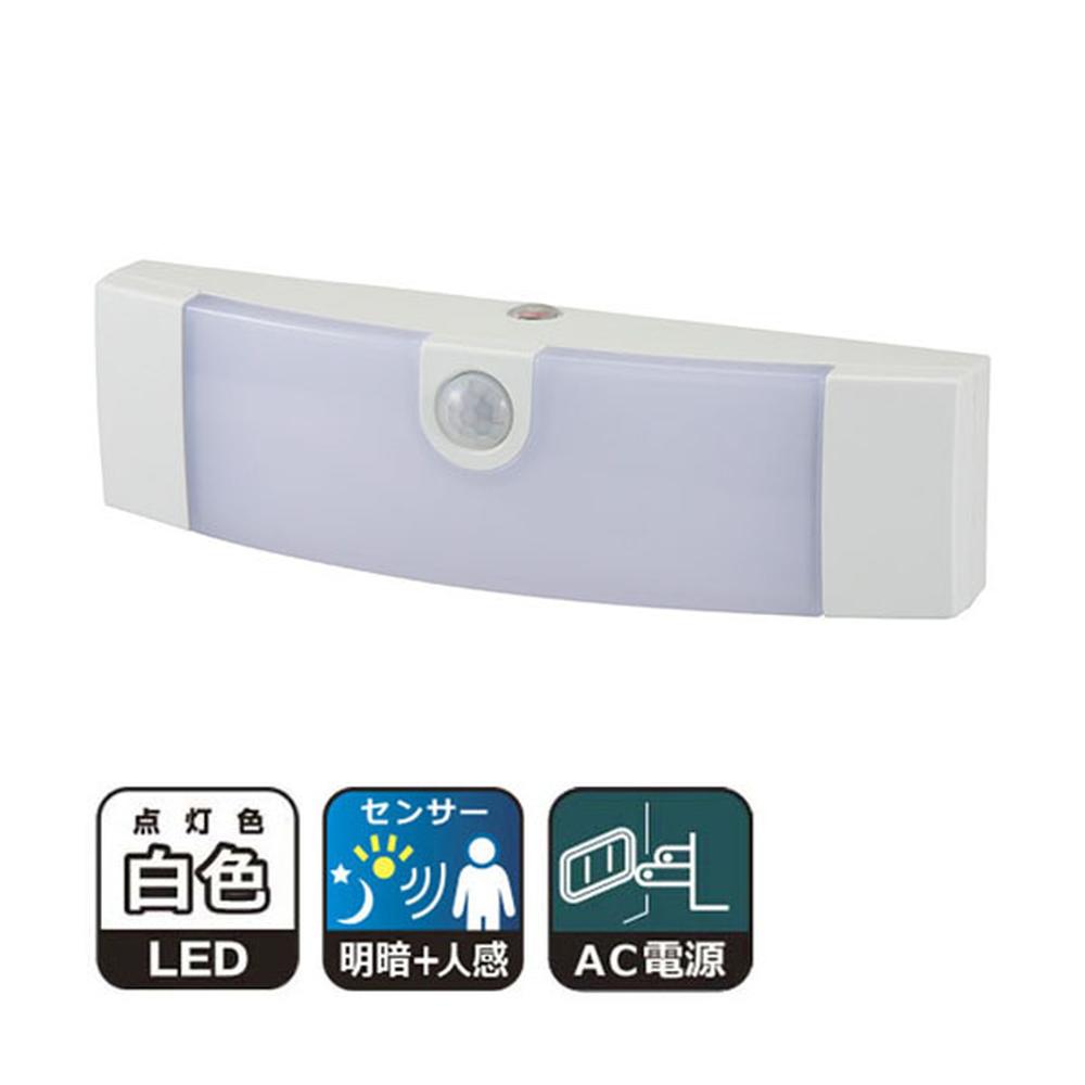 Ohm Electric Brightness and Motion Sensor Night Light White LED