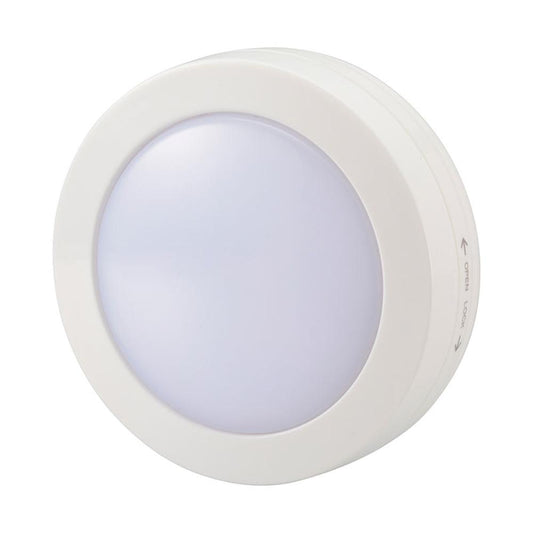 Ohm Electric LED Push Light Indoor White