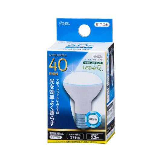 Ohm Electric LED Bulb Mini Reflector E17 Equivalent to 40W