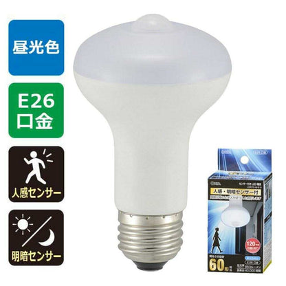 Ohm Electric LED Bulb Reflector Shape E26 Equivalent to 60W with Motion Sensor - 1 Piece