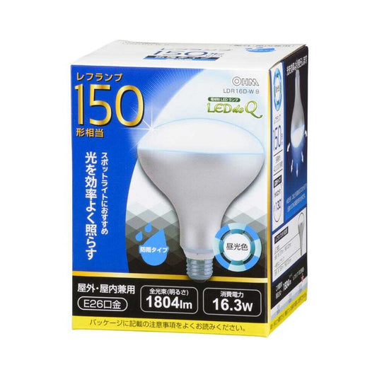 Ohm Electric LED Bulb Reflector E26 150W Equivalent Rainproof