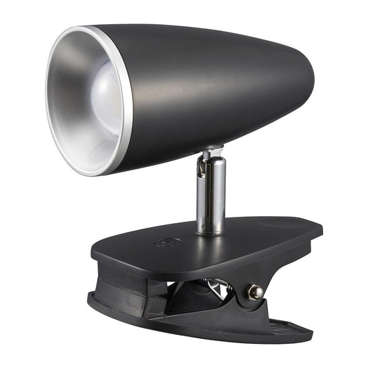 Ohm Electric LED Clip Light Daylight Black