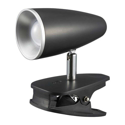 Ohm Electric LED Clip Light Daylight Black