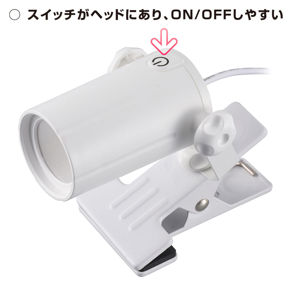 Ohm Electric LED Clip Light Daylight White