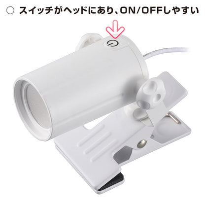 Ohm Electric LED Clip Light Daylight White