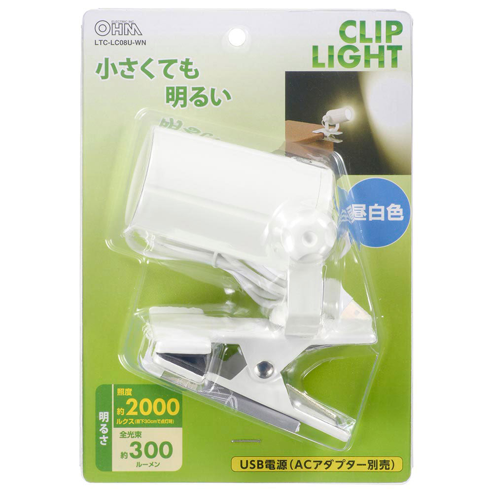 Ohm Electric LED Clip Light Daylight White