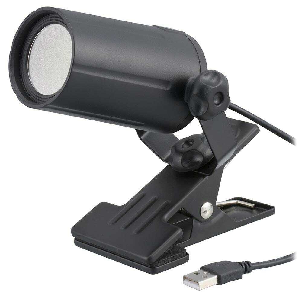 Ohm Electric LED Clip Light Daylight Black