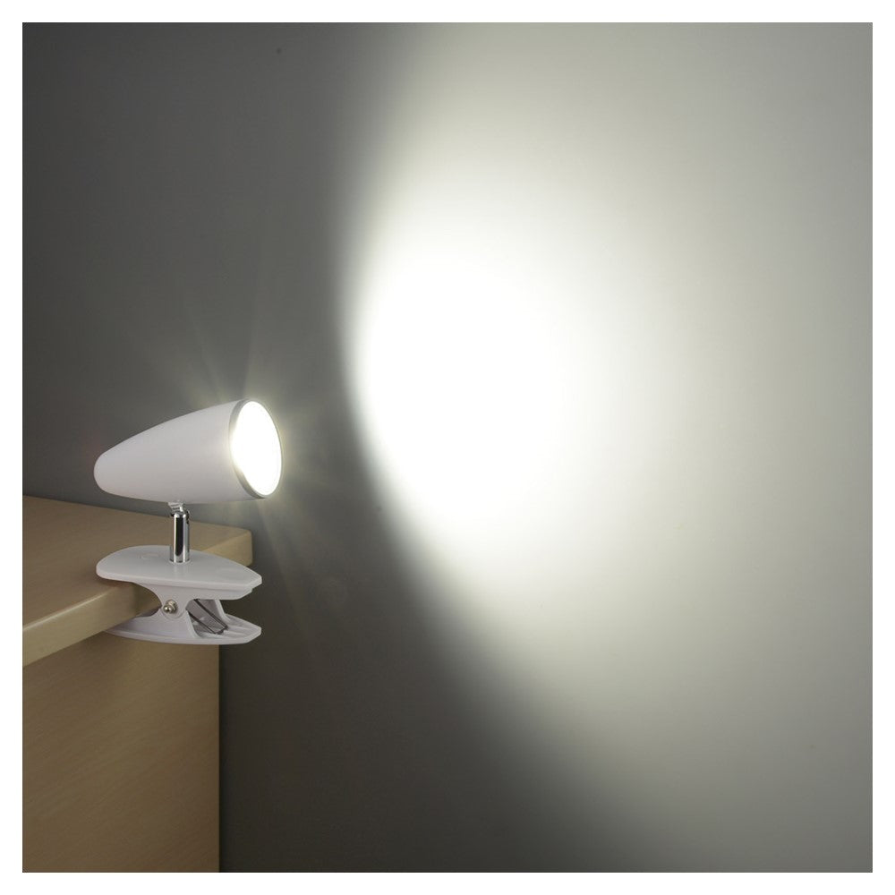 Ohm Electric LED Clip Light Daylight White
