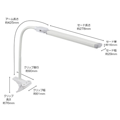 Ohm Electric LED Clip Light Daylight White