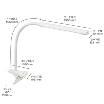 Ohm Electric LED Clip Light Daylight White