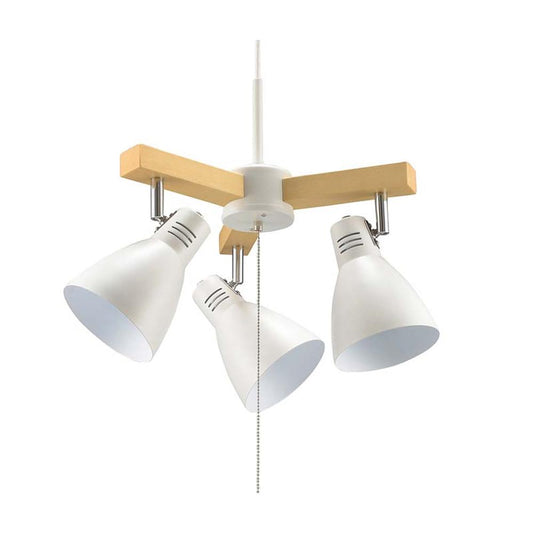 Ohm Electric 3-Bulb Pendant Light White