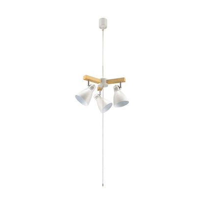 Ohm Electric 3-Bulb Pendant Light White