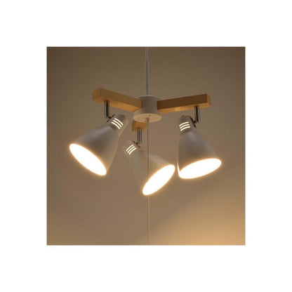 Ohm Electric 3-Bulb Pendant Light White