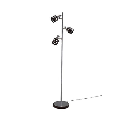 Ohm Electric Floor Stand Wood Ring Wooden Frame E17 Socket