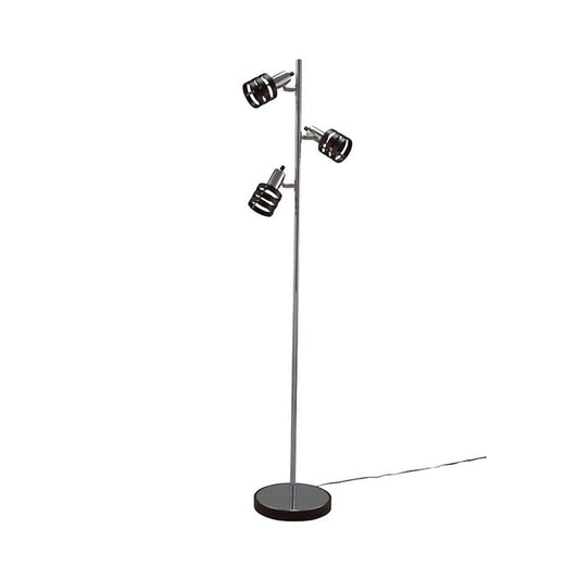 Ohm Electric Floor Stand Wood Ring Wooden Frame E17 Socket