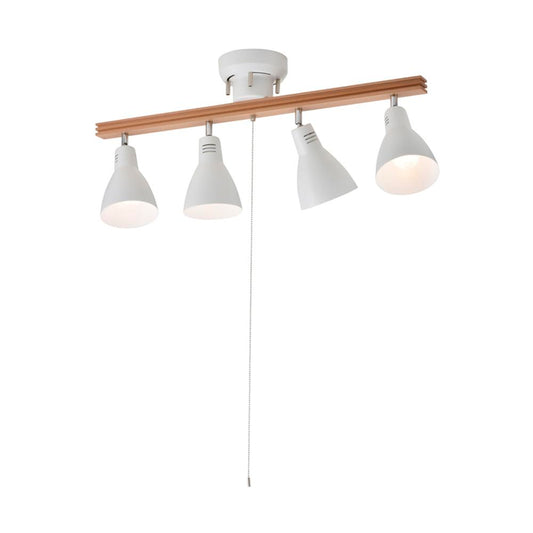 Ohm Electric 4-Bulb Ceiling Light White