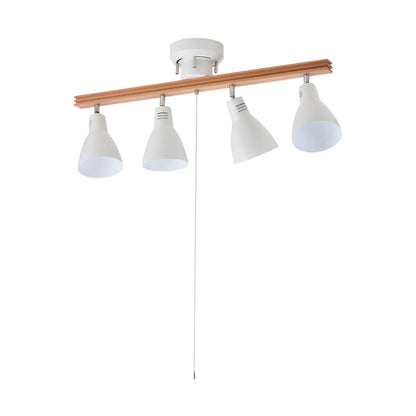 Ohm Electric 4-Bulb Ceiling Light White