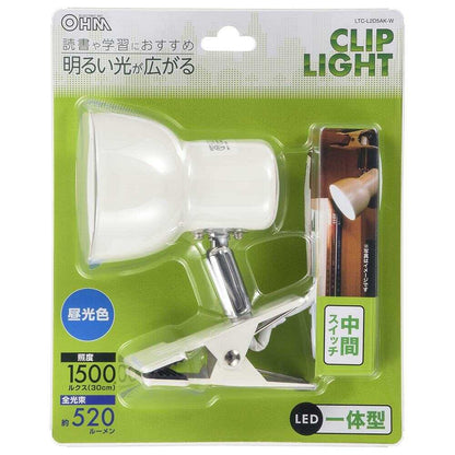 Ohm Electric LED Clip Light Daylight Color