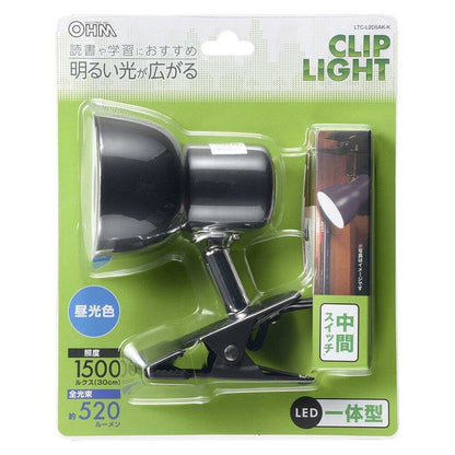 Ohm Electric LED Clip Light Daylight Color