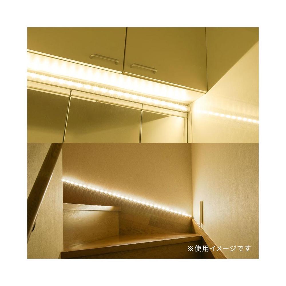 Ohm Electric LED Tape Light with Light and Dark Sensor Battery Operated 1m