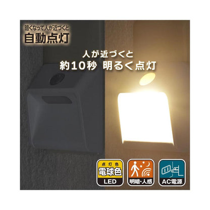 Ohm Electric LED Night Light with Light and Dark Sensor Wall Mount