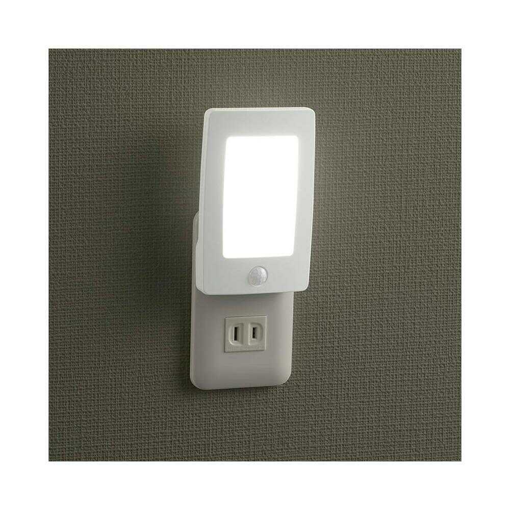 Ohm Electric LED Night Light with Brightness Sensor Thin Type