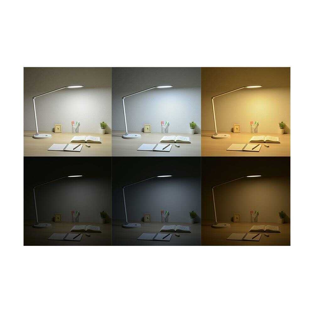 Ohm Electric LED Desk Light Dimming and Color Adjustment with Timer Function