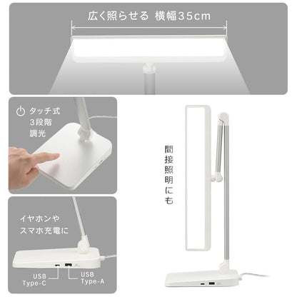 Ohm Electric LED Desk Light White