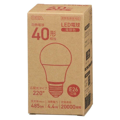 Ohm Electric LED Bulb E26 Equivalent to 40W Warm White - 1 Piece