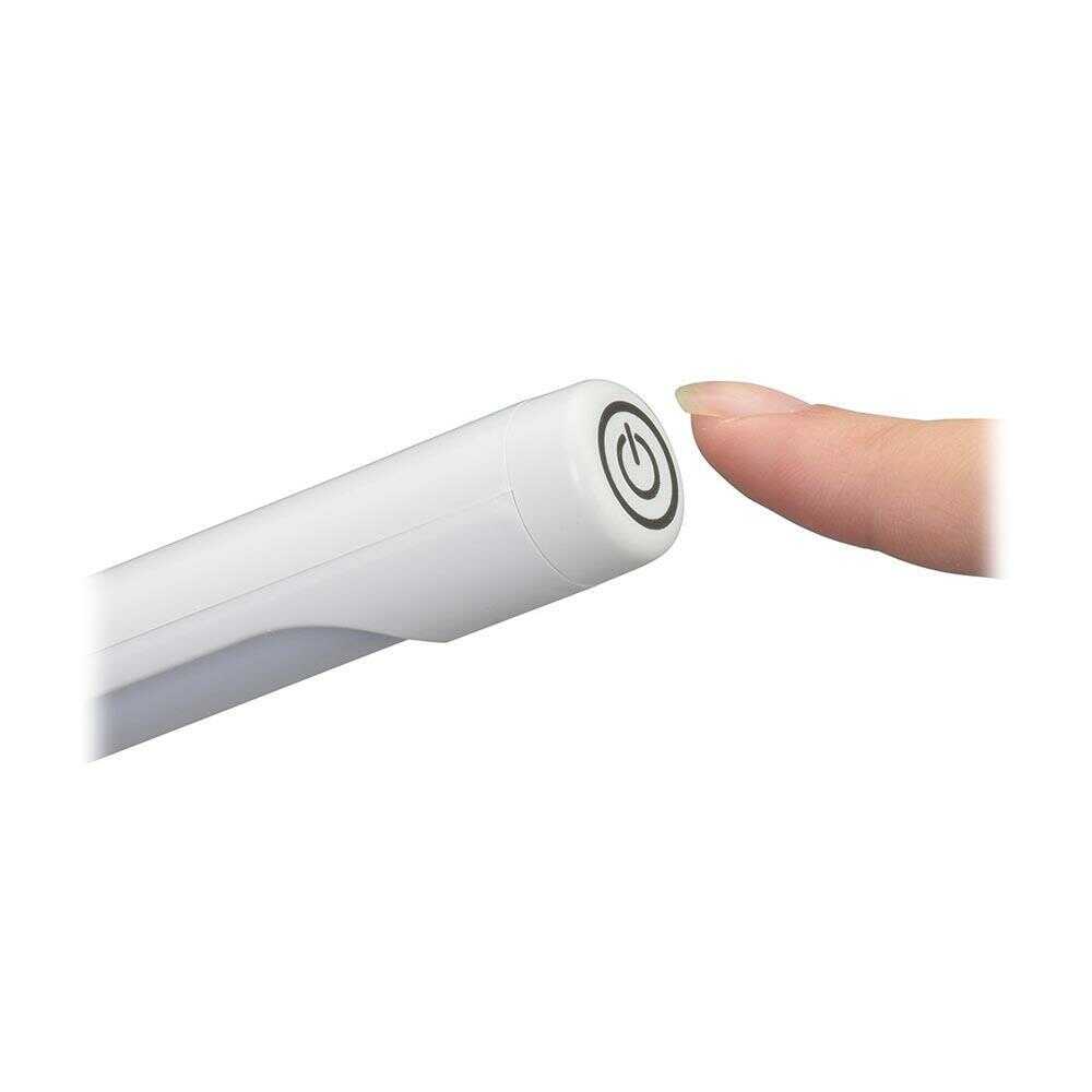 Ohm Electric LED Clamp Light with 3-Level Dimming - White