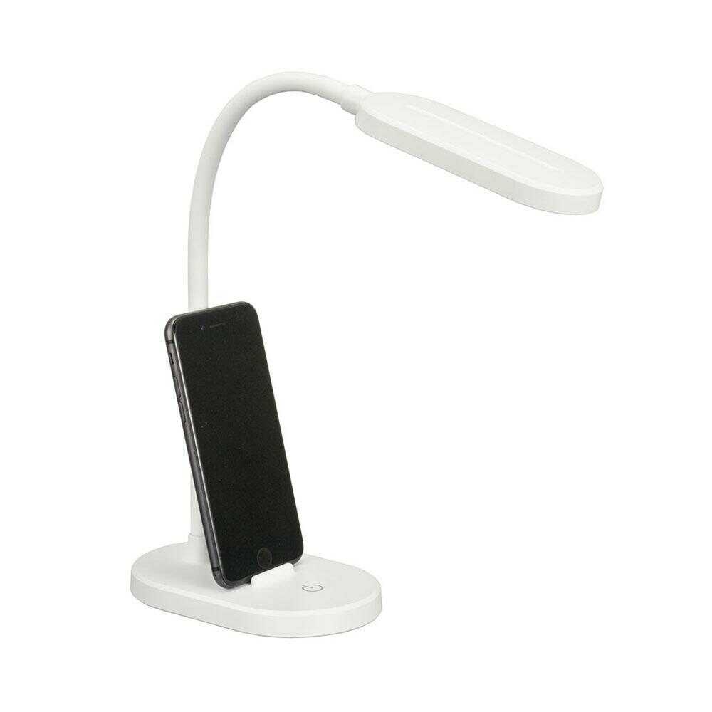 Ohm Electric LED Desk Lamp USB Powered Daylight White