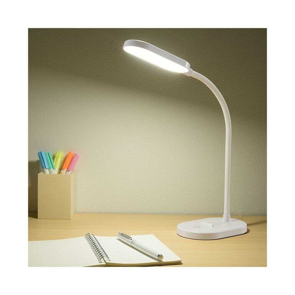 Ohm Electric LED Desk Lamp USB Powered Daylight White