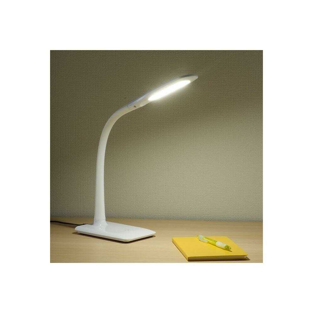 Ohm Electric LED Desk Lamp 3 Brightness Levels White