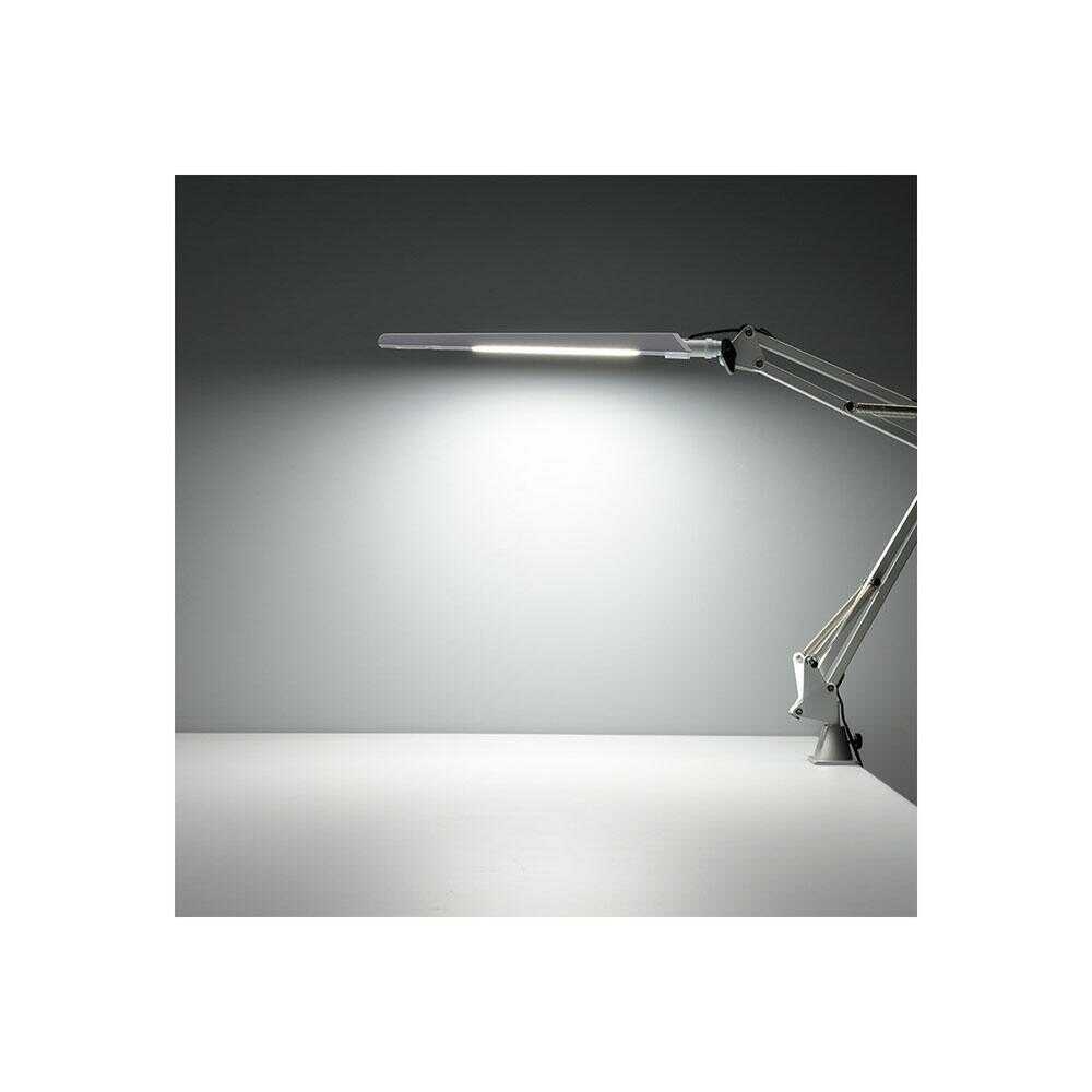 Ohm Electric LED Arm Light Clamp Type White