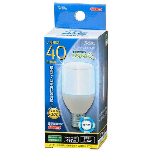 Ohm Electric LED Bulb T Shape E17 Equivalent to 40W